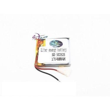 Imagem de 502525 2 Fios 400mah 3,7v 5mm X 25mm X 25mm Recarregavel - - KMIG