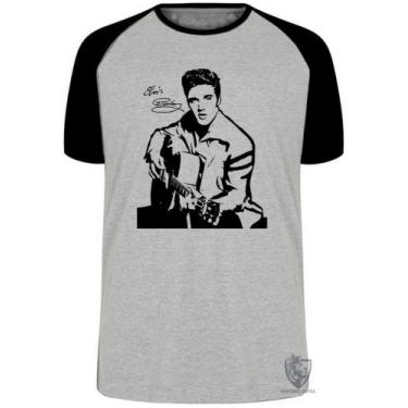 Imagem de Camiseta Elvis Presley guitar Blusa Plus Size extra grande adulto ou i