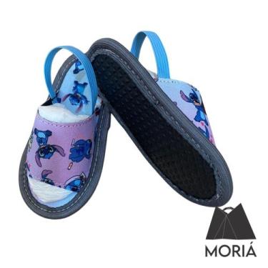 Imagem de Chinelo bebê slide luxo com elástico emborrachado - Moriá, Stitch, 13/
