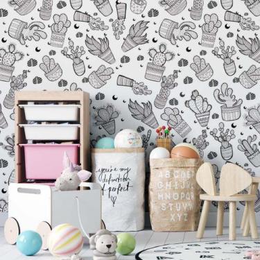 Imagem de Papel de Parede Adesivo Natureza Colorir N02046 0,58x2,5M - Adesivo BR