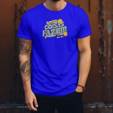 Imagem de Camiseta Masculina Casual Estilosa Leve em Algodão Polo Blu do P ao G1