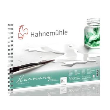 Imagem de Bloco Aquarela Hahnemühle Harmony 300gr A4 Textura Satinada com Espira