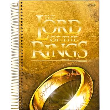 Imagem de Caderno Espiral Univ CD 10 Matérias 160 Fls Senho dos Anéis Anel Fundo Amarelo FSC - Jandaia