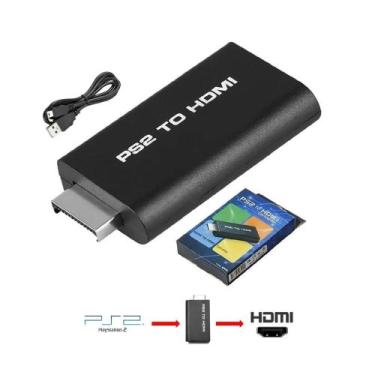 Imagem de Conversor Hdmi Compatível Ps2 To Hdmi Adaptador Imagem Cabo - EMB-UTIL