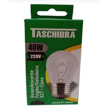 Imagem de Lâmpada Incandescente para Geladeira e Fogão Taschibra E27 40W 220V, 2