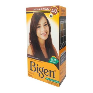Imagem de Tintura Para Cabelo 4.0 47 Castanho Médio Bigen