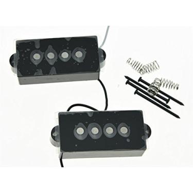 Imagem de KAISH Captador de Baixo Preto 4 Cordas Alnico V Vintage Sound P Bass Pickup