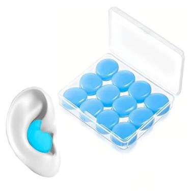 Imagem de Protetor Auricular Tampao de Ouvido Abafador Barulho Moldavel Massinha Para Natação Estudos Trabalho Reutilizavel Abafa até 32db 6 pares Supra Supply