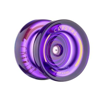 Imagem de Ioiô Profissional MagicYoyo K2 Cristal Translúcido com Rolamento – Yoyo de Alta Performance (Roxo)