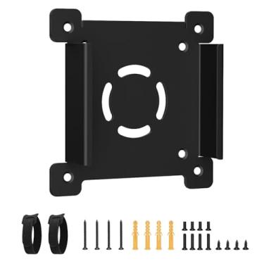 Imagem de Motiexic Suporte mini PC para Dell N10D Wyse 3040, suporte de parede, suporte VESA, suporte sob a mesa apenas para Dell Wyse 3040 Thin Client, para Dell Micro PC Mount wr abraçadeiras de cabo, fácil