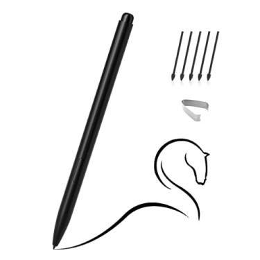 Imagem de Ciscle Caneta magnética EMR compatível com Remarkable 2, Kindle Scribe, Galaxy Book, Note, Tab - Stylus para tablets e e-readers com suporte de inclinação, rejeição de palma e borracha digital