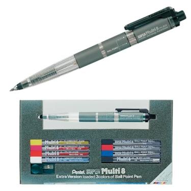 Imagem de Pentel Conjunto de lápis mecânico automático Super Multi 8 (PH803ST)