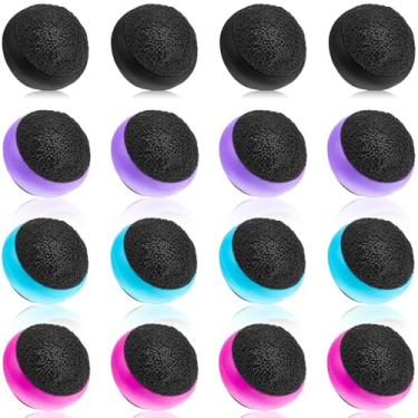 Imagem de Suclain 16 peças bola de limpeza de tela pano de microfibra almofada de limpeza de tela dupla face limpador de tela de telefone apagador de impressão digital para telas, smartphones, tablets,