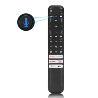 Imagem de Generic Substituição remota de voz RC813 atualizada para TCL-Android TV, compatível com 55S446 43S446 65S446 85S446 75R646 etc. para TV LED QLED 4K UHD Smart TV