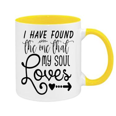 Imagem de Caneca de café I Have Found The One That My Soul Loves, presente para namorado e namorada, ideia de presente de dia dos namorados, presente para marido e esposa, ideia de presente de aniversário do