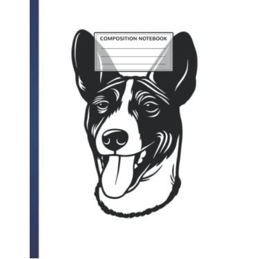 Imagem de Composition Notebook : Kwaii Dog Journal Wide-Ruled, Premium Wide Ruled For kids, teens, Adults For Kids kindergarten, school, boys, girl, Students 8.5x11 inches, 110 Pages KDO-A455