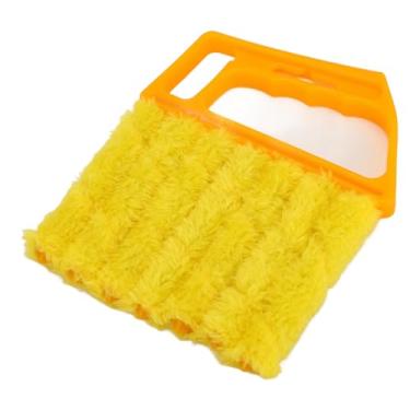 Imagem de Limpador de Persianas Portátil, Mini Limpador de Persianas Com 7 Rolos, Espanador de Escova Removível, Escova de Janela Lavável, Trabalho Doméstico Fácil de Limpar, para Janelas