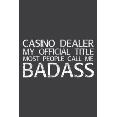 Imagem de Casino Dealer Gift Idea Chips Cards Poker: Ruled Notebook, Lined Journal with 6" x 9", 100 Pages and Matte Finish Cover, Perfect for School, Office & Home