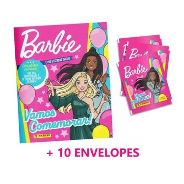 Imagem de BARBIE 65TH ANNIVERSARY- Álbum Capa Cartão + 10 envelopes - Panini