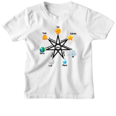 Imagem de Camiseta Infantil Heptagrama oraculo - Alearts, 4