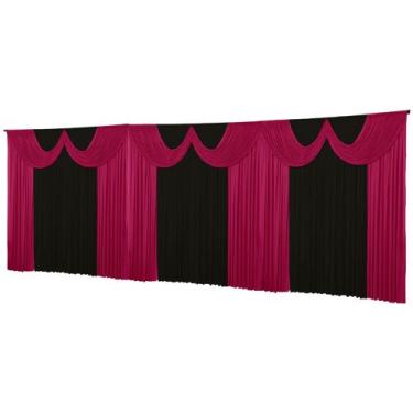 Imagem de Cortina Paris Malha Gel Enfeite Igreja Festas  9 metros - Dennis Confe