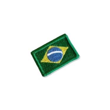 Imagem de BP0403-037 Bandeira Brasil Patch Bordado 3,8x2,5cm - BR44