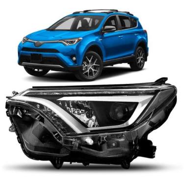 Imagem de Farol Rav4 2017 a 2019 Eletrico C Motor C Led Sem Reator - SP ACESSÓRI