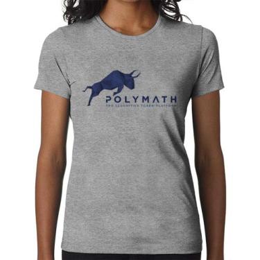 Imagem de Baby Look Polymath The Securities Token Platform - Foca na Moda, Cinza