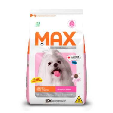 Imagem de Ração Max Cães Adultos Pequeno Sabor Frango e Arroz 20Kg - Max Total A