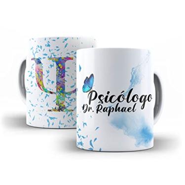 Imagem de Caneca Porcelana Psicologia Com Nome 325ml - 03