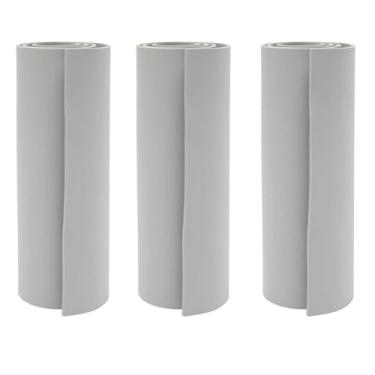 Imagem de Foam Sheet, 1PC 1/2/3/5/10mm Thicknes EVA Foam Sheet Sound Absorbing Sound Insulation Foam Process EVA Sheet Handmade Model Making Material(Silver,Thick 2mmx35x100cm)