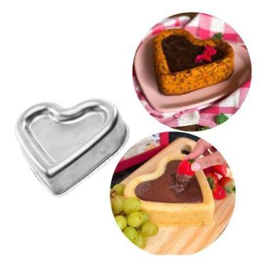 Imagem de Forma Ballerine Coração M 17cmx18cmx4,5cm (ALUM) Bolo Torta - Caparroz