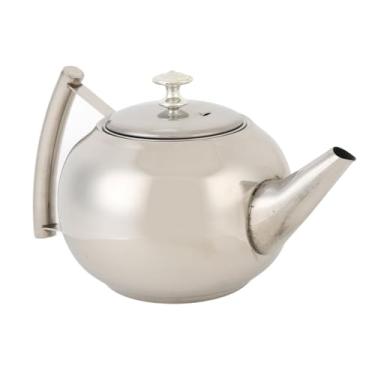 Imagem de Panela de chá de Aço Inoxidável, Chaleira de Aço Inoxidável Bule de Aço Inoxidável Com Design de Vazamento de Infusor Destacável Tampa Incorporada para Cerveja Segura (1.0L/1000ml)