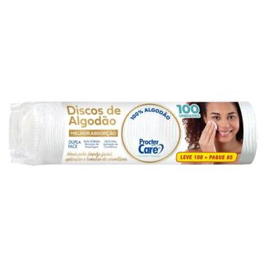 Imagem de Discos de Algodão - 100 Unidades - Procter Care - Green