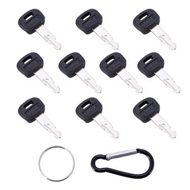 Imagem de Aree 10 peças Kubota Key 459A RC411-53933 RC461-53930 Substituição para retroescavadeira Ku-bota KX91-3 U15 U17 U25S U35 L39 L45 L47 L48 SVL77 5 SVL9 0 (10 chaves Kubota)