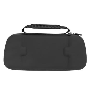 Imagem de Estojo Rígido para Console de Jogos, Bolsos Removíveis, Estojo Rígido Com Zíper Duplo, Grande Espaço Portátil para ROG Ally X 2024 RC72LA (Preto)