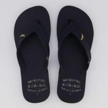 Imagem de Chinelo Reserva Trancoso Western Preto-Masculino