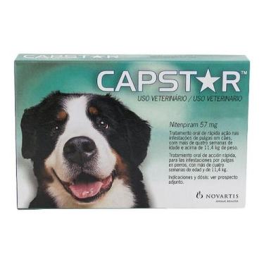 Imagem de Capstar antipulgas 57 mg caixa - AGENER UNIAO