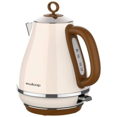 Imagem de Chaleira Elétrica 1,7 L com Desligamento Automático, 110V 1500W, Evoloop, Creme