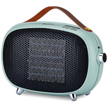 Imagem de Teioe M7 Aquecedor de Cerâmica Elétrico Portátil, 800W, 110V, Verde