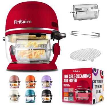 Imagem de Air Fryer Vortex de 5 Litros com Vidro e Limpeza Automática 360 de Visibilidade para Uma Fritura Saudável e Sem Cheiro. Fritaire
