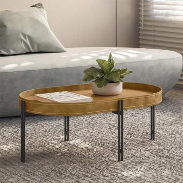Imagem de Mesa de Centro 93cm Mônaco Linea Brasil, Nature/Tauari Fosco