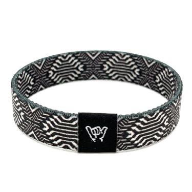 Imagem de Hang Loose Bands - Pulseira Southwestern para homens, mulheres e adolescentes - Estampa tribal confortável e Boho - Pulseira reversível estilo ocidental, Small: 6.5" (most common fitting size
