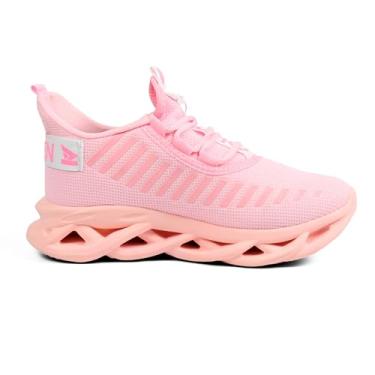 Imagem de Tênis Feminino Infantil Jaguar Esporte Leve Casual Macio Treino