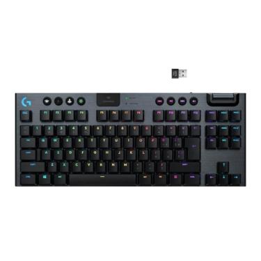 Imagem de Teclado Gamer Logitech G915 Carbon TKL RGB s/Fio Bluetooth Mecânico US Switch GL Tatile 920-009495