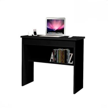 Imagem de Escrivaninha Estudo Home Home Oficie 1 Gaveta Notebook(Preto)