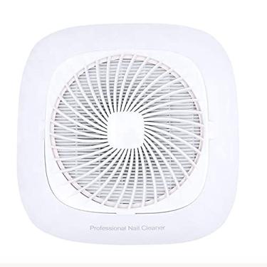 Imagem de Coletor de pó de unhas com filtro reutilizável, potente ventilador de vácuo de unhas de baixo ruído, extrator de pó para verniz de unhas de gel acrílico, casa e salão