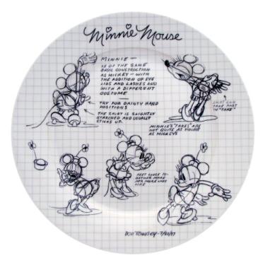 Imagem de Disney Sketchbook Pratos de jantar da Minnie, conjunto com 4