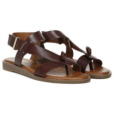 Imagem de Franco Sarto Sandália feminina Glenni Flat, Marrom escuro, 9.5