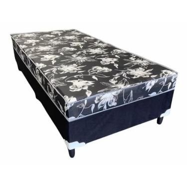 Imagem de Cama Box Solteiro Conjugado Ortopédico Pérola Negra - SPR CONFORT
